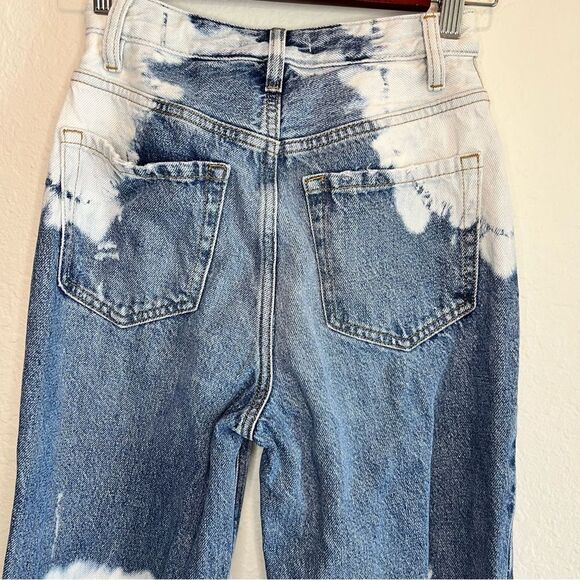 PACSUN bleached jeans ๐ wide leg ๐ 90โs Boyfriend ๐ size 23 - Picture 4 of 8